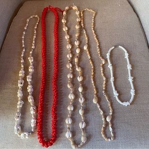 Five Hawaiian Necklaces